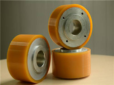 Polyurethane-coated wheels