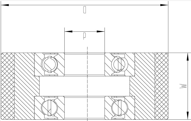 Shuttle wheel design