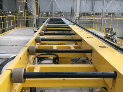 Usage of polyurethane-coated conveyor rollers