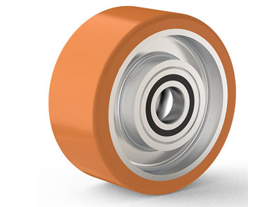 Polyurethane-Injected Model Idler Wheels