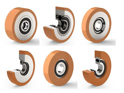 Roller coaster polyurethane wheels