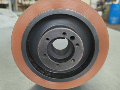 Amusement equipment polyurethane wheels