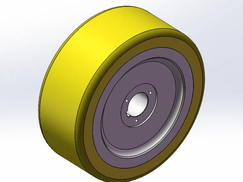 Polyurethane wheels for surgical robots