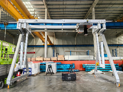 Application of Clean Room Aluminum Core Polyurethane Wheels on Mobile Gantry Cranes