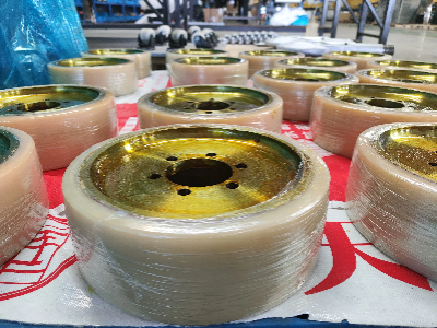 Vulkollan AGV guide wheels 