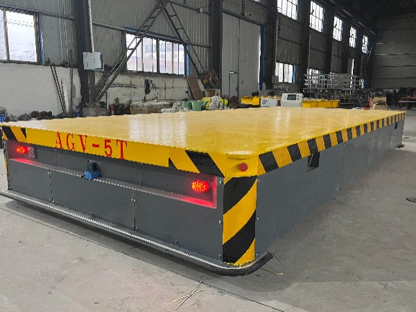 Vulkollan guide wheels in AGV