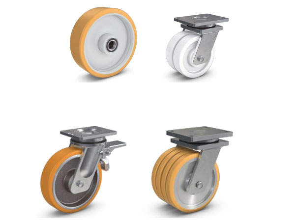 Poly Wheels for Aerospace Mobile Stairs