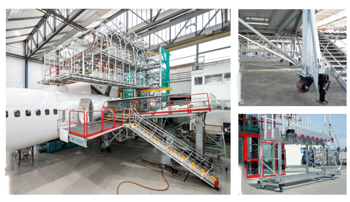 Polyurethane running wheels for aerospace