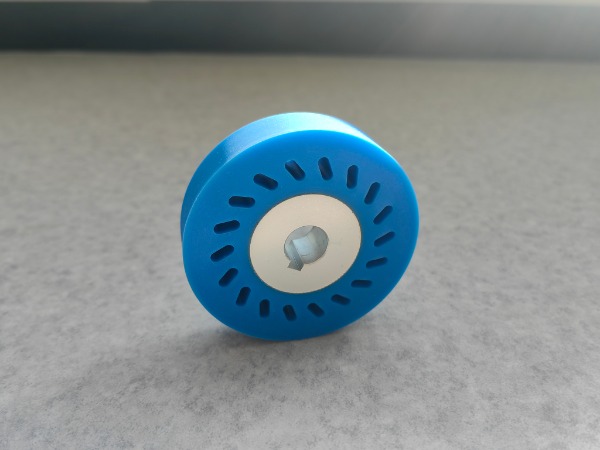 keyway-mounted Vulkollan® polyurethane AGV wheels