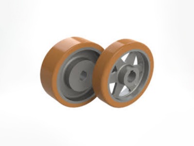 Keyway Polyurethane Drive Wheels 