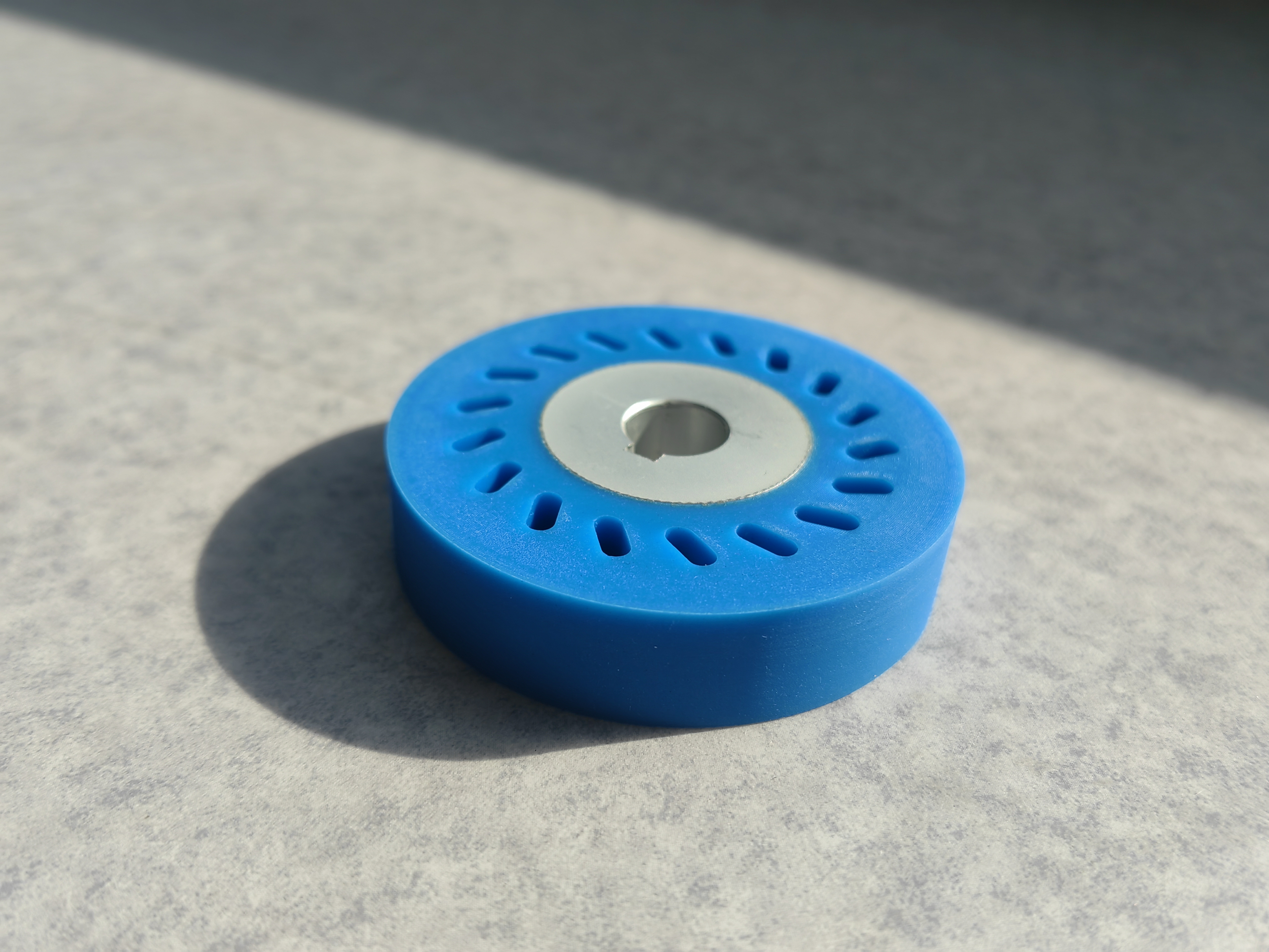 Zero-Slip Polyurethane Keyway Drive Wheels