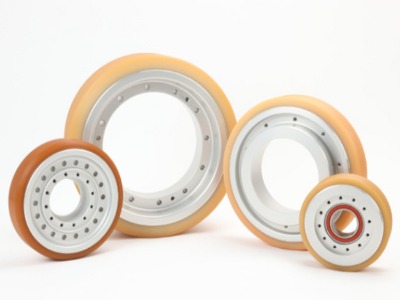 Zero-Marking Polyurethane Wheels for AGVs in Wafer Transport