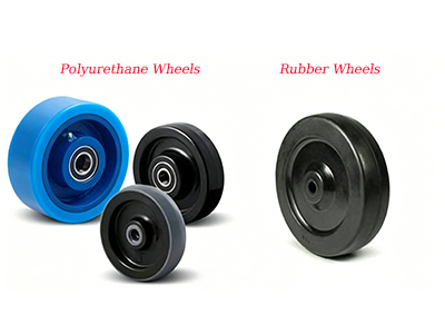 Polyurethane vs. Rubber Wheels: The Comparison Guide