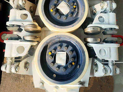 Custom Polyurethane Wheels for Mining Monorail Locomotives & Cranes