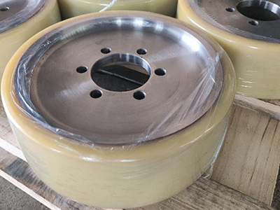 Heavy-Duty AGV PU Wheels for Steel Pipe Transport