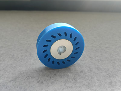 Polyurethane Tread Keyed Drive Wheels